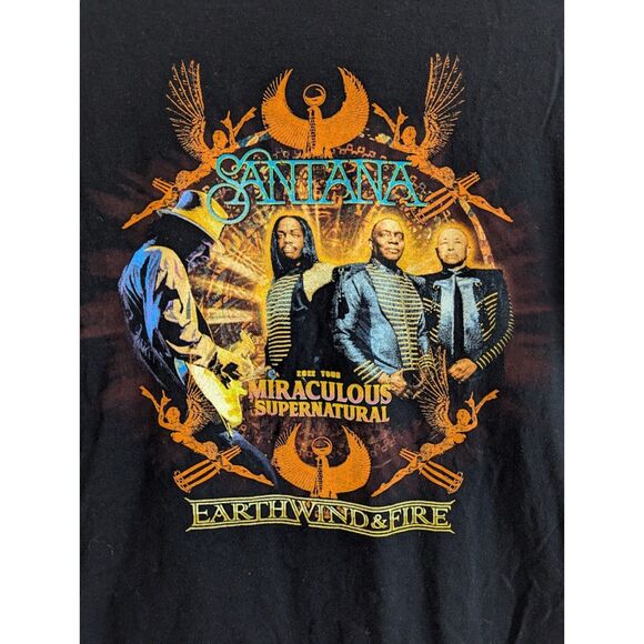 Santana and Earth Wind & Fire Tour 2022 Tshirt size M - Picture 2 of 5